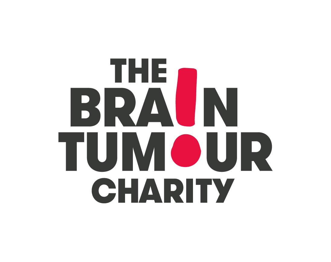The Brain Tumour Charity Logo with red exclamation mark