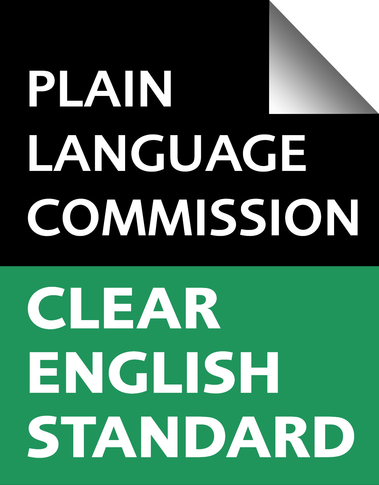 Plain language logo