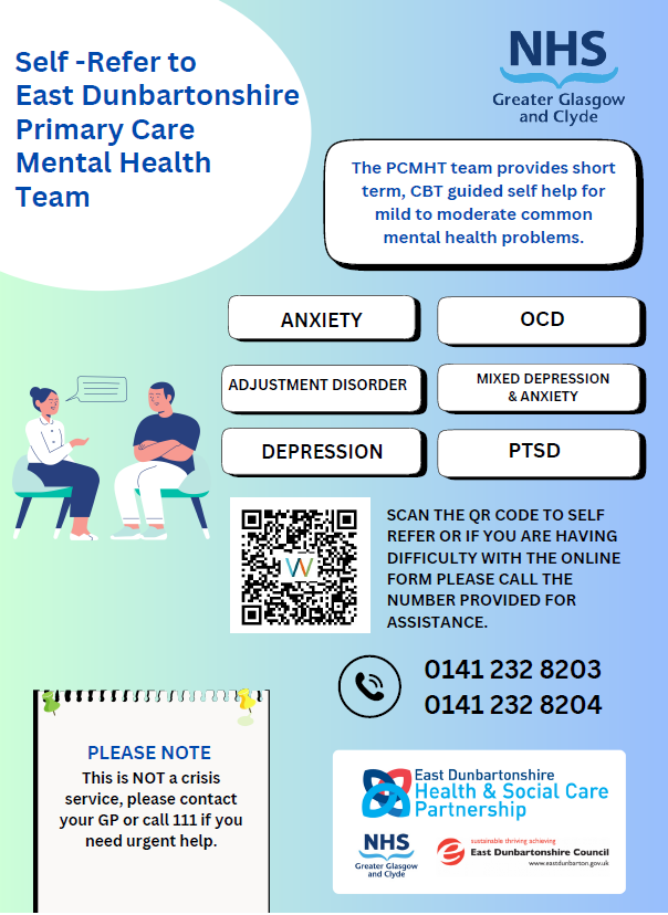East Dun Primary Care Mental Health Services