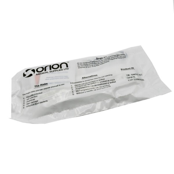 Single use injecting pack